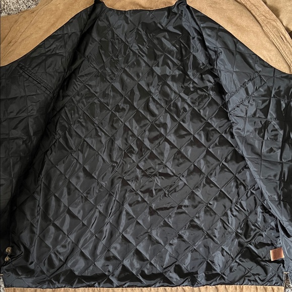 St. John's Bay Men's  Double Pocket Button Down Suede Shirt Brown in Size  XXL - Picture 12 of 14